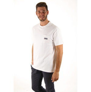 Tommy Hilfiger pánské bílé tričko Pocket - XL (100)